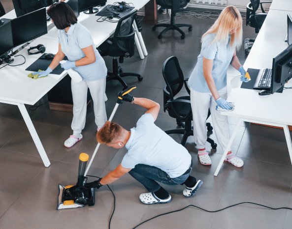 We provide a robust and vigorous training plan for our full cleaning team